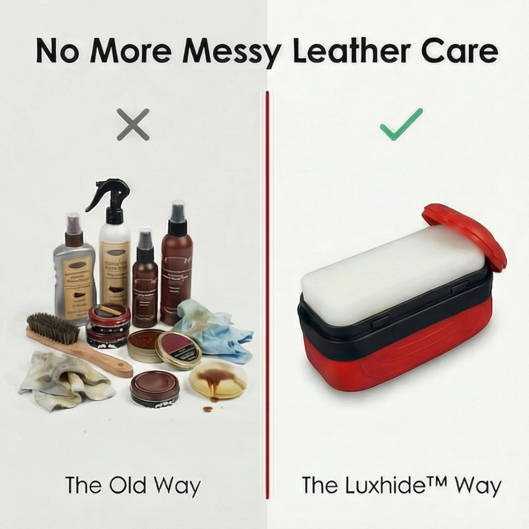 Luxhide – Verktyg för czyszczenia läder 2 w 1