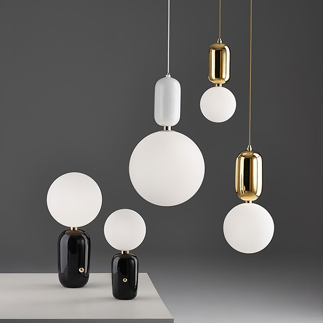 Kapsel Globe Pendellampa