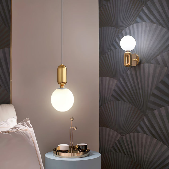 Kapsel Globe Pendellampa