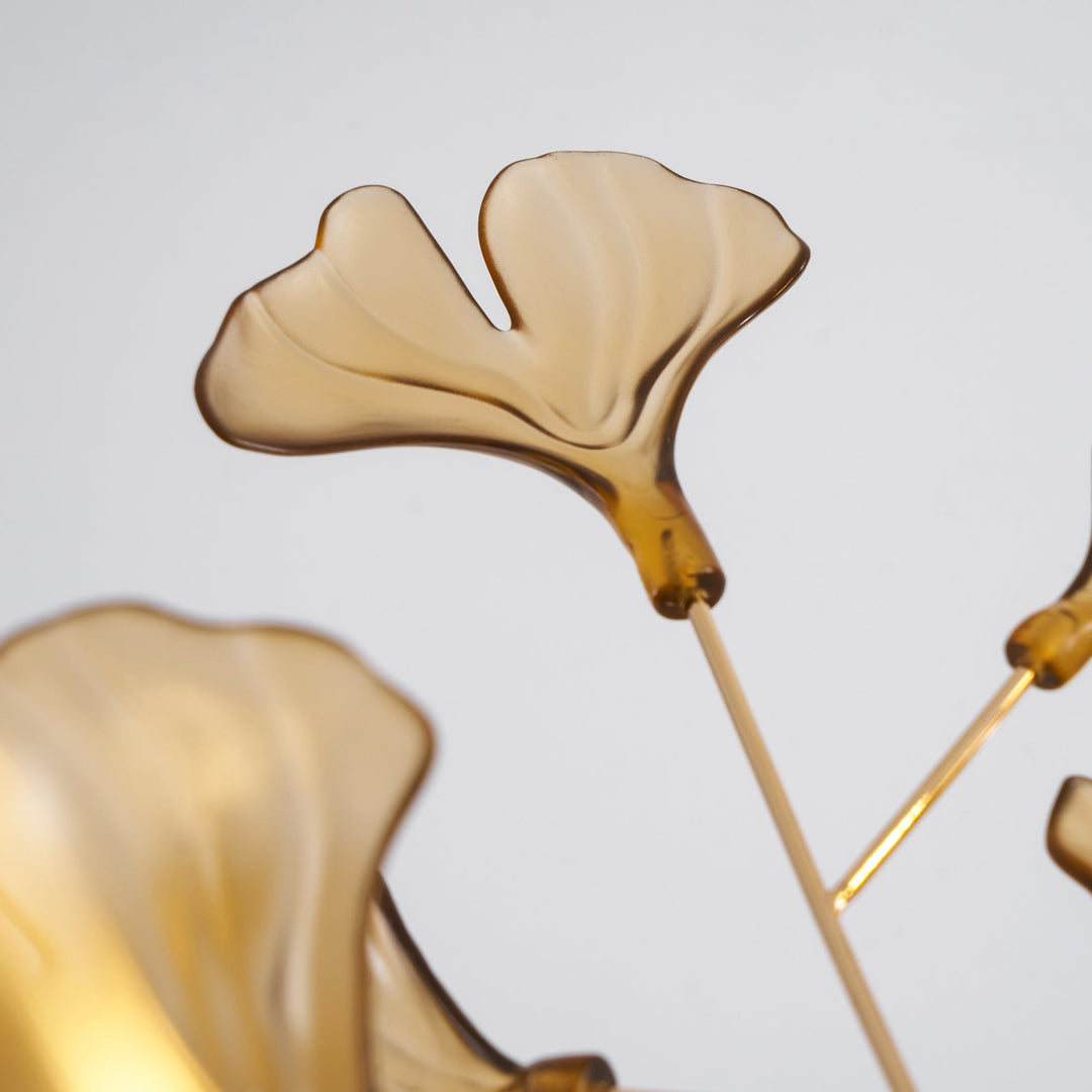 Acrylic Ginkgo Leaf Chandelier
