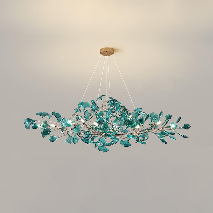 Acrylic Ginkgo Leaf Chandelier