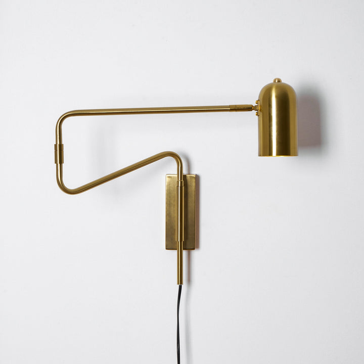 Justerbar Arm Plug In Vägglampa