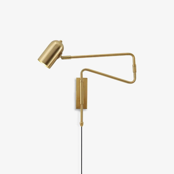 Justerbar Arm Plug In Vägglampa