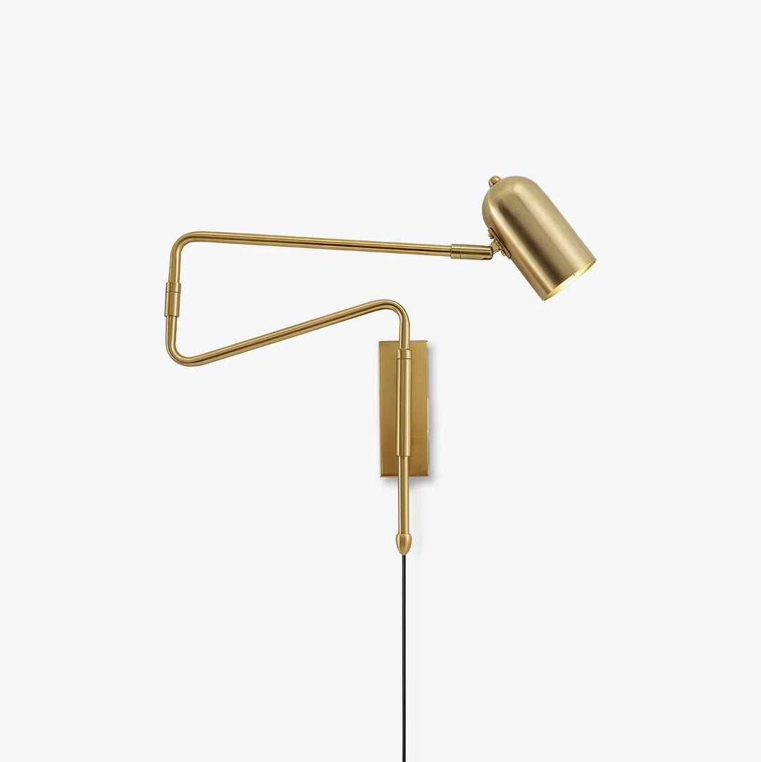 Justerbar Arm Plug In Vägglampa