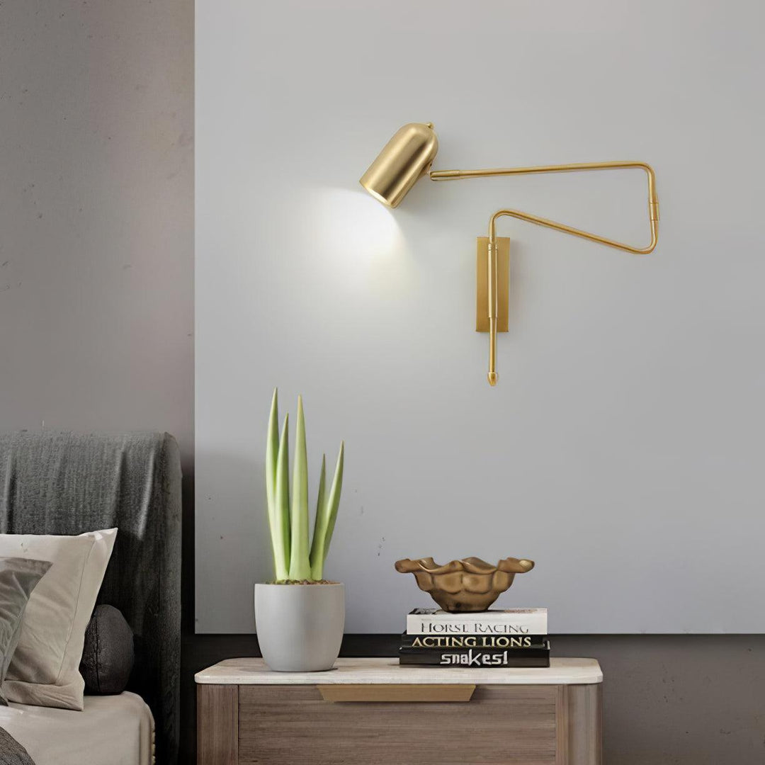 Justerbar Arm Lampa för Väggläsning