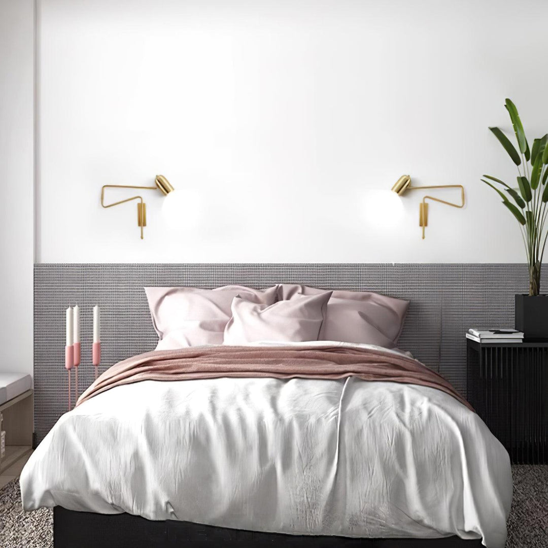 Justerbar Arm Lampa för Väggläsning
