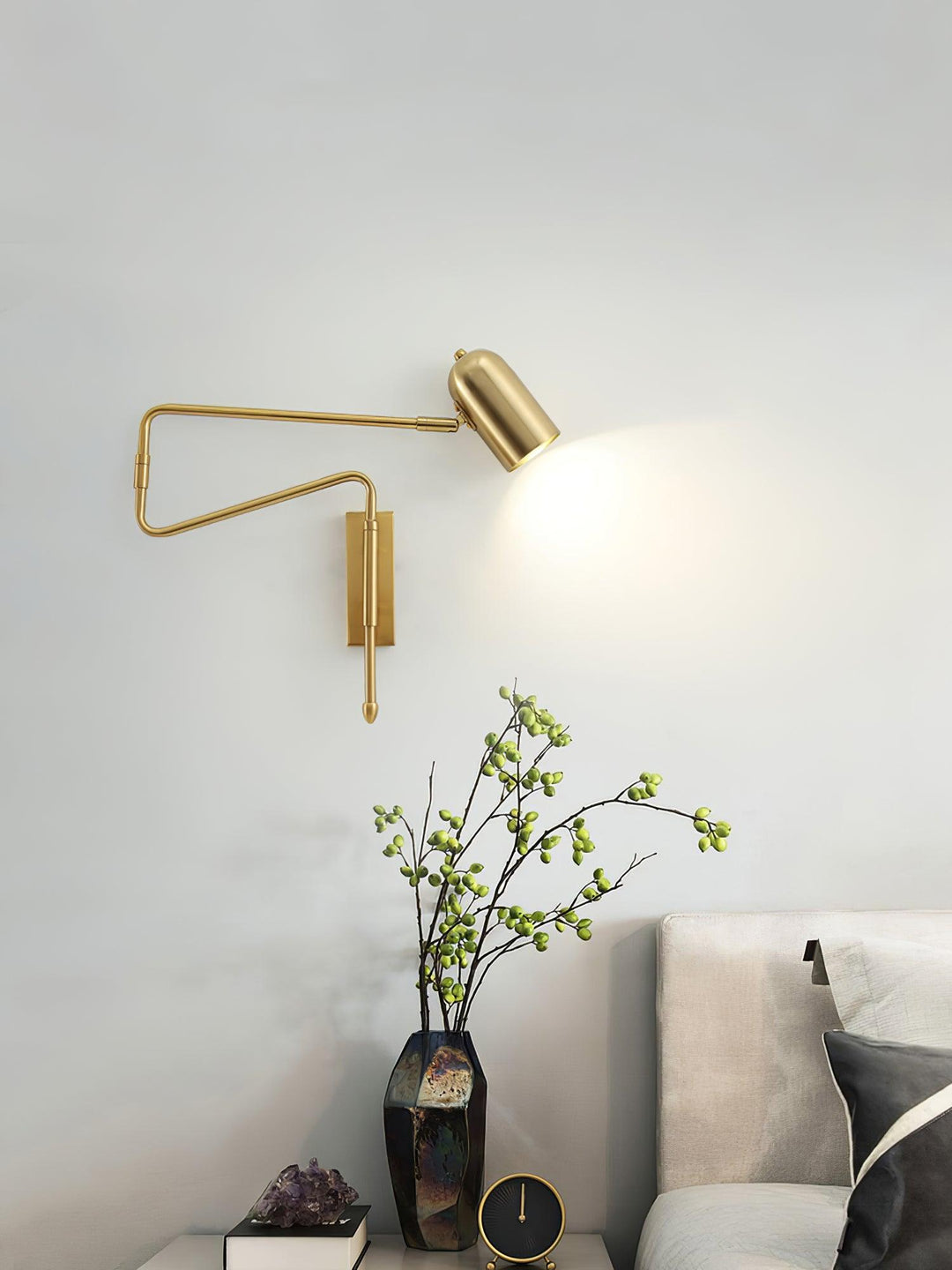 Justerbar Arm Lampa för Väggläsning