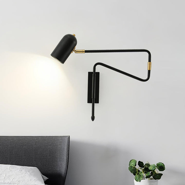 Justerbar Arm Lampa för Väggläsning