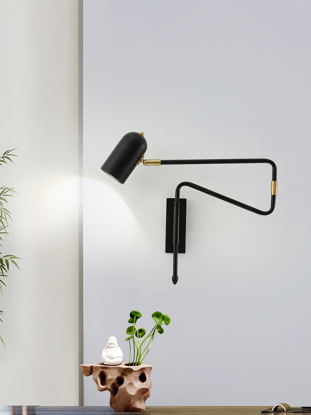 Justerbar Arm Lampa för Väggläsning