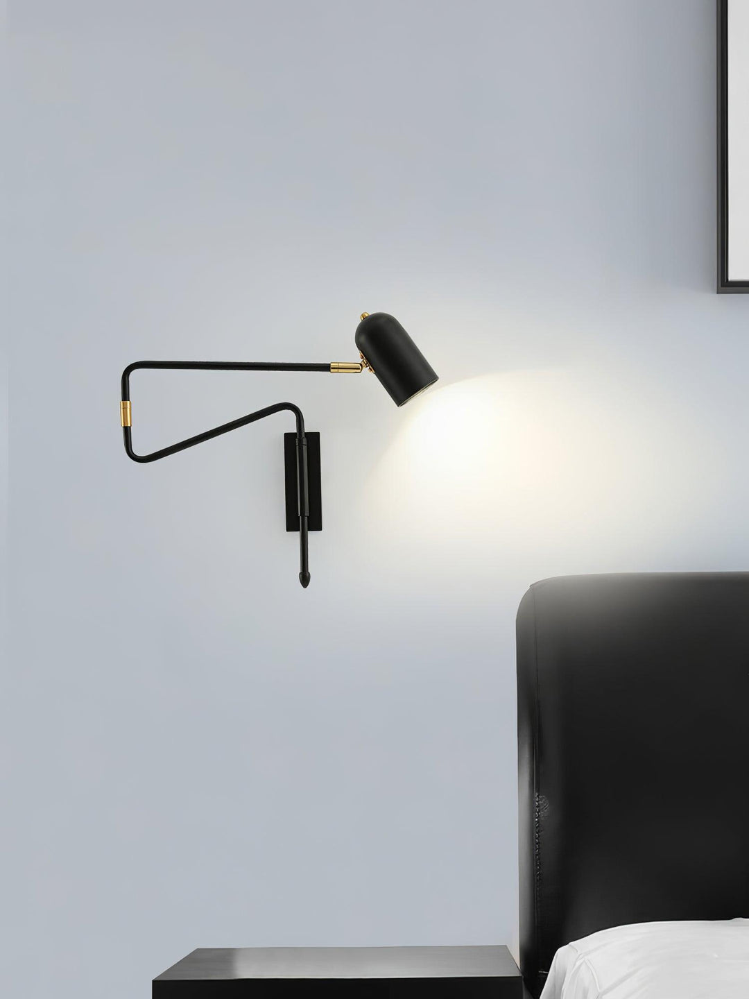 Justerbar Arm Lampa för Väggläsning