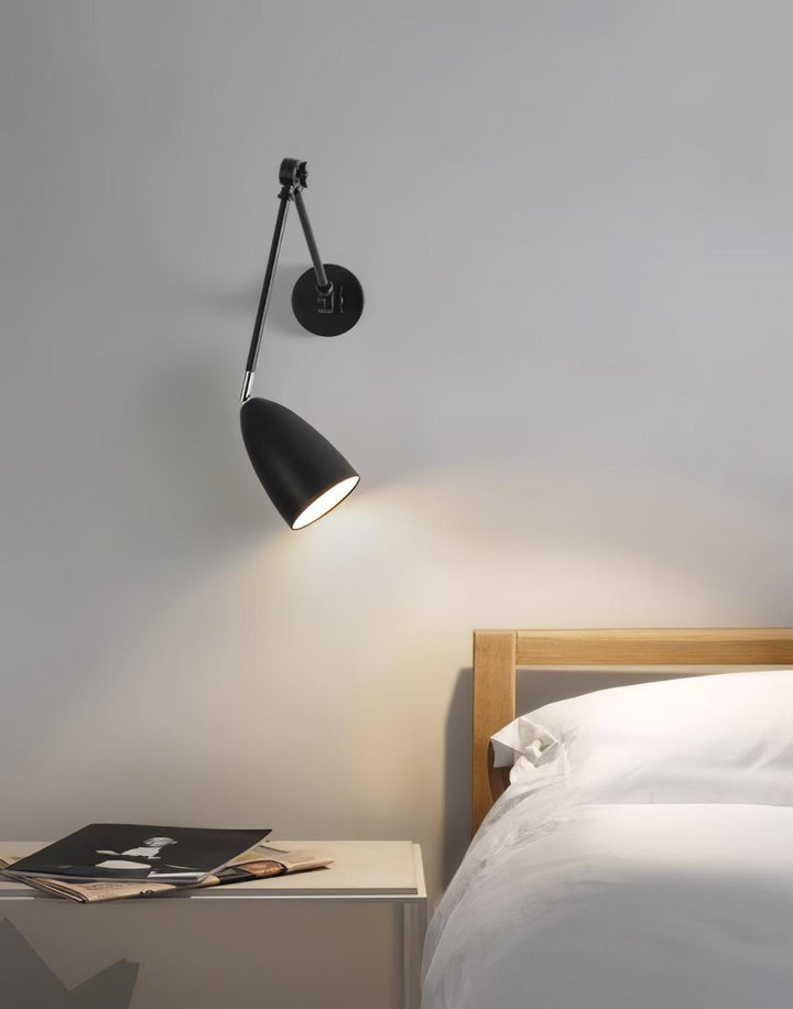 Justerbar Swing Arm Vägglampa