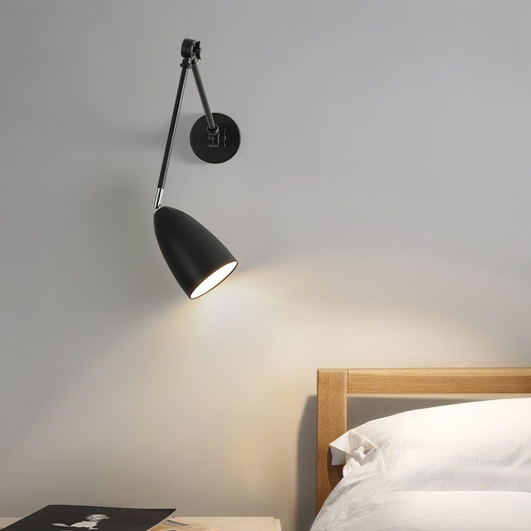 Justerbar Swing Arm Vägglampa