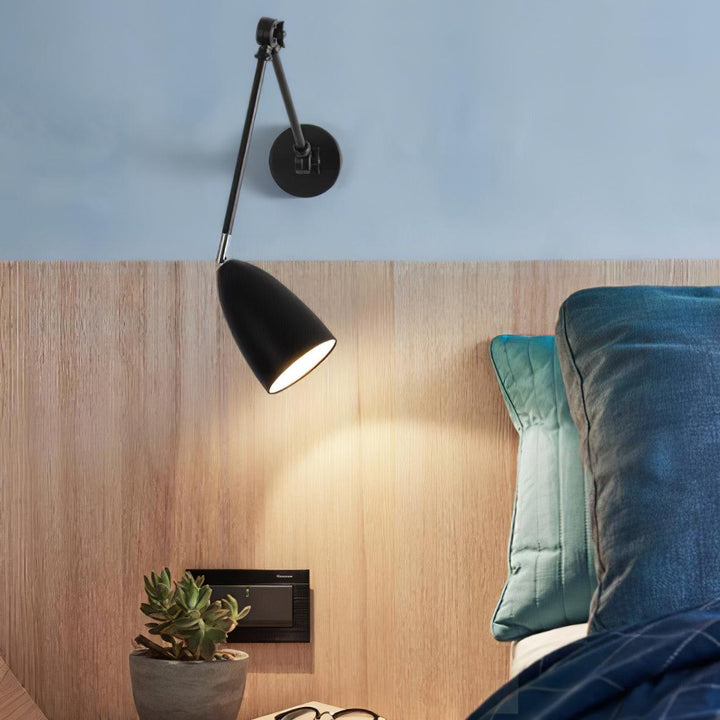 Justerbar Swing Arm Vägglampa