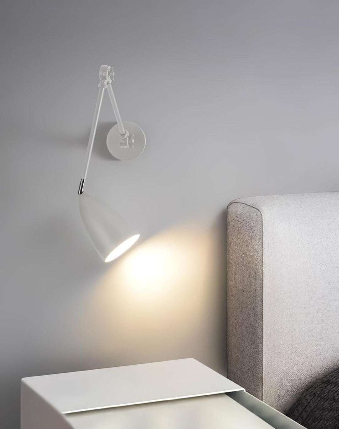 Justerbar Swing Arm Vägglampa