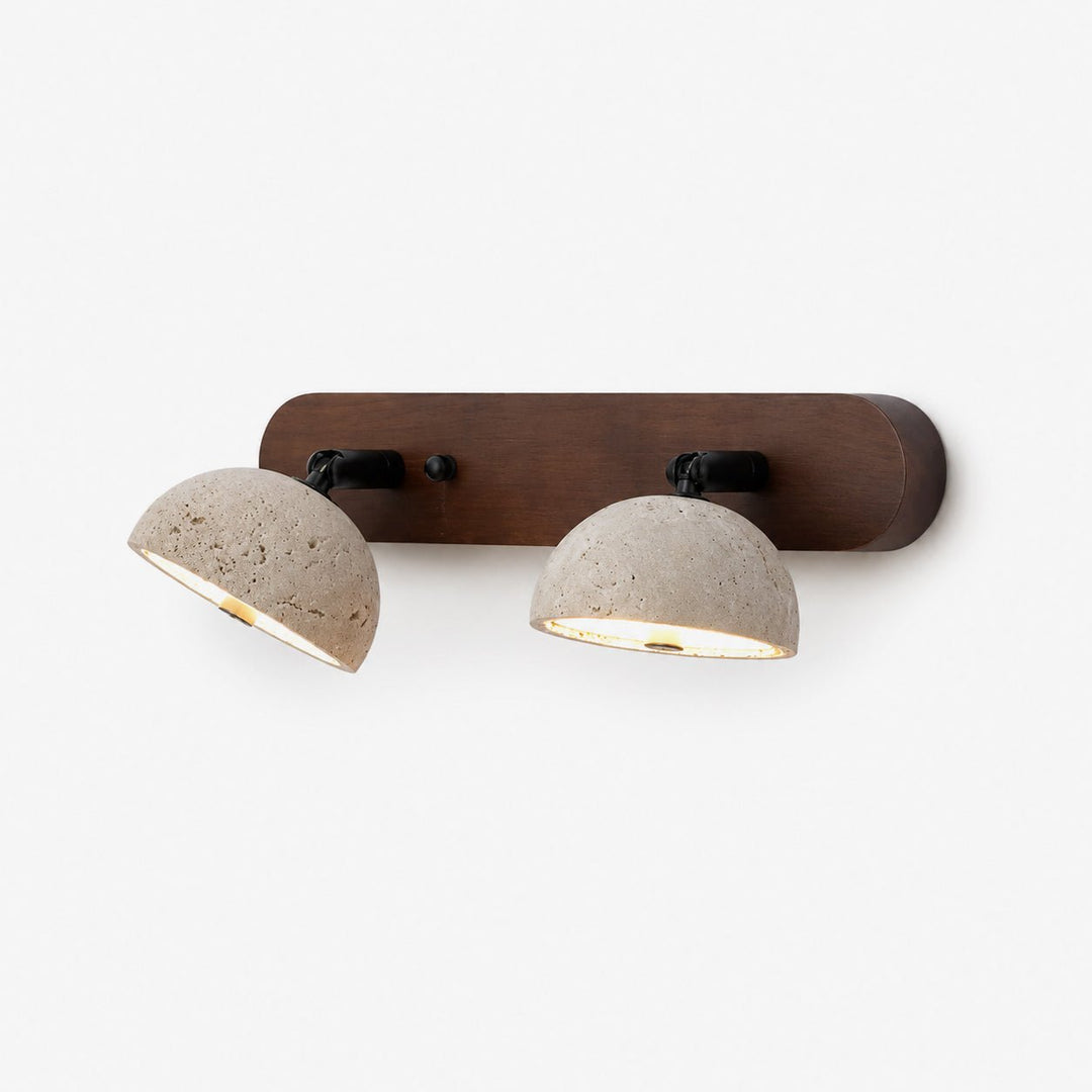 Justerbar Travertin Kuppel Vanity Light