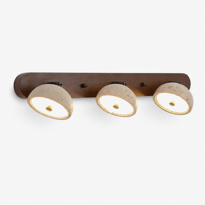 Justerbar Travertin Kuppel Vanity Light