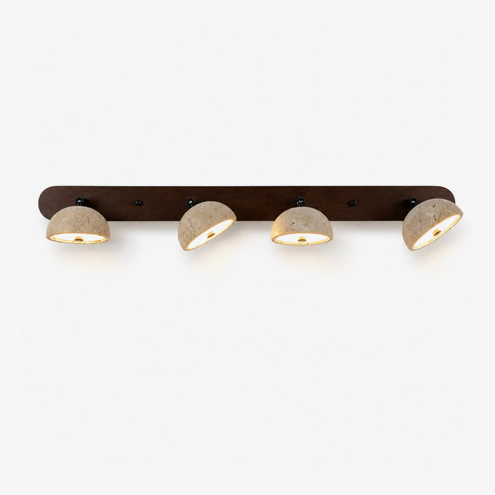 Justerbar Travertin Kuppel Vanity Light