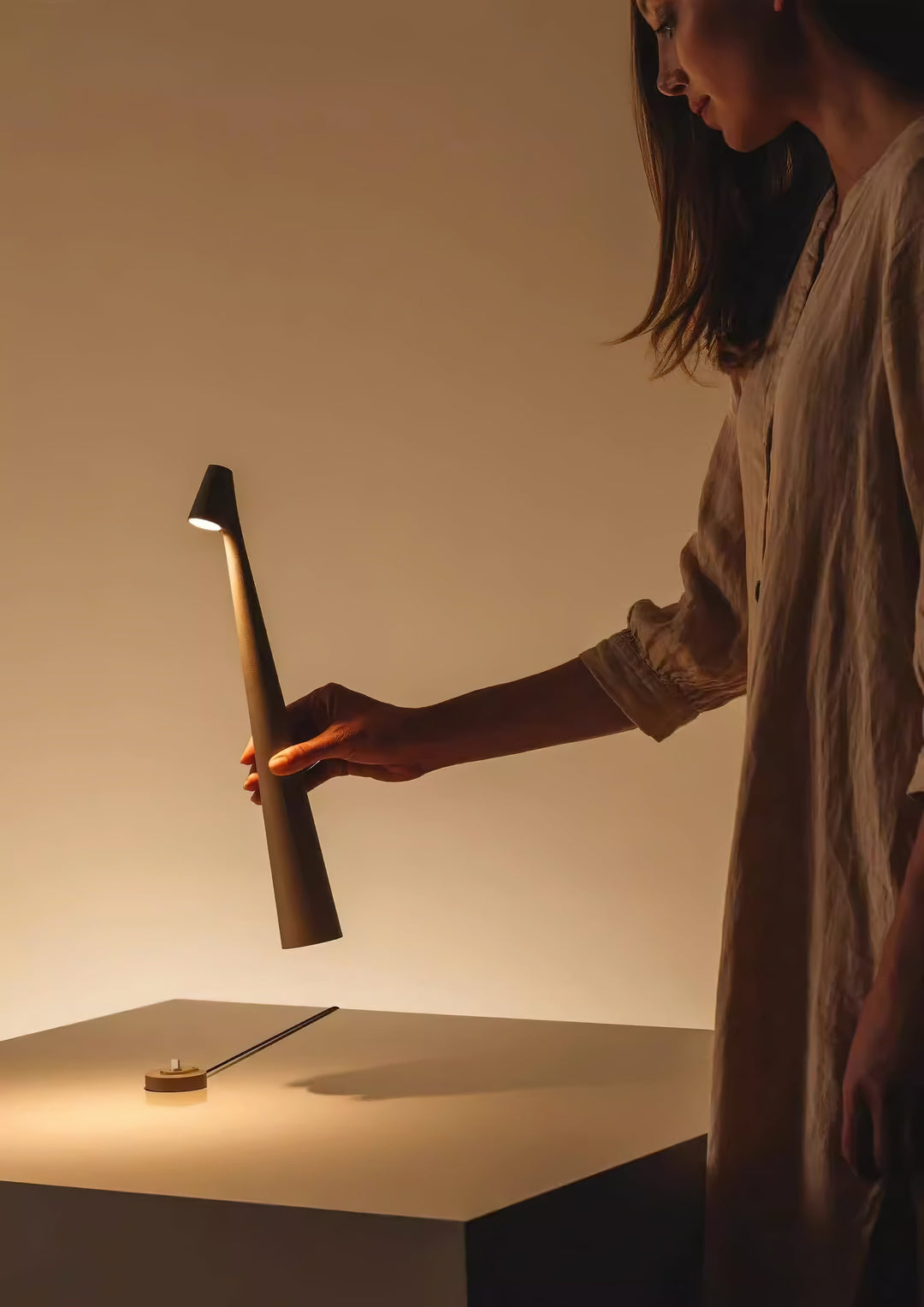 Afrika Bärbar Bordslampa