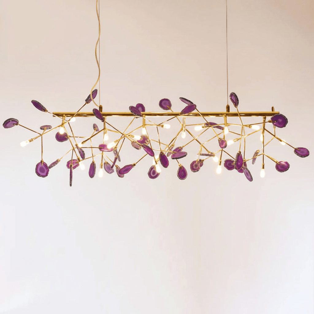 Agat Flake Kandelaber