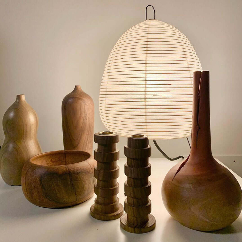 Japansk Lantern Bordslampa