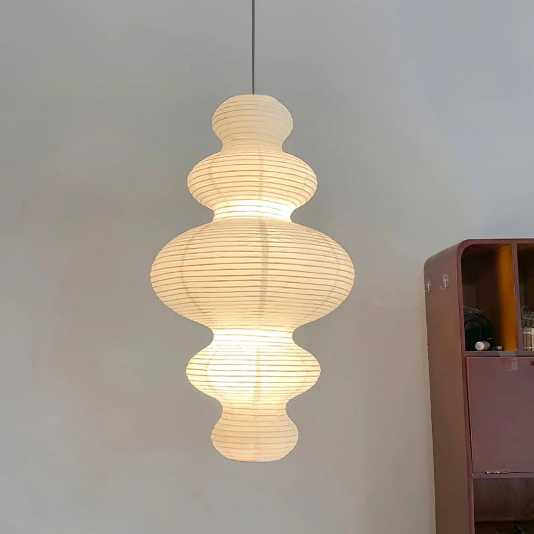 Kozo Papper Metall Pendellampa