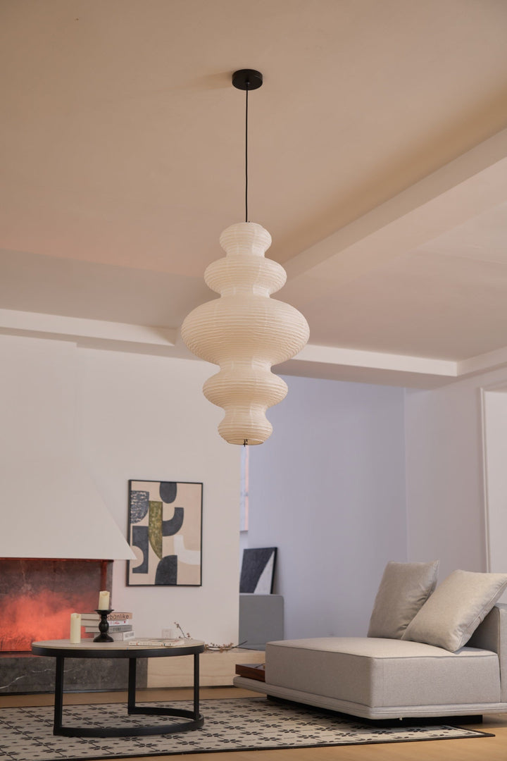 Kozo Papper Metall Pendellampa