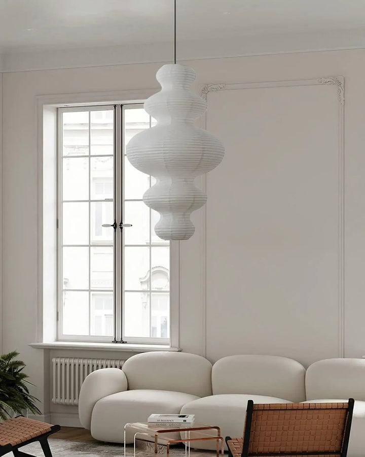 Kozo Papper Metall Pendellampa