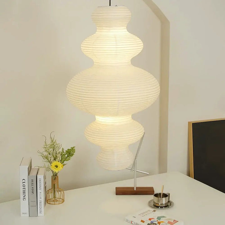 Kozo Papper Metall Pendellampa