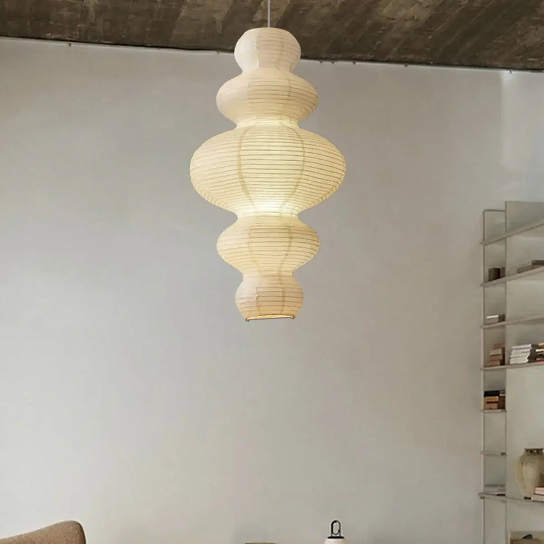 Kozo Papper Metall Pendellampa