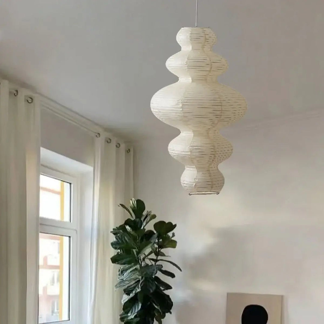 Kozo Papper Metall Pendellampa