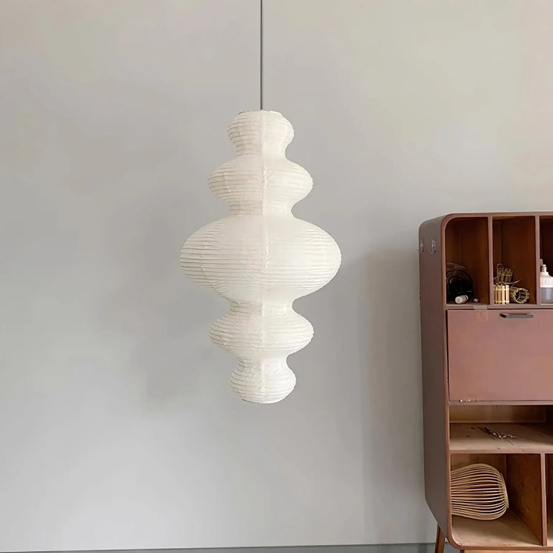 Kozo Papper Metall Pendellampa