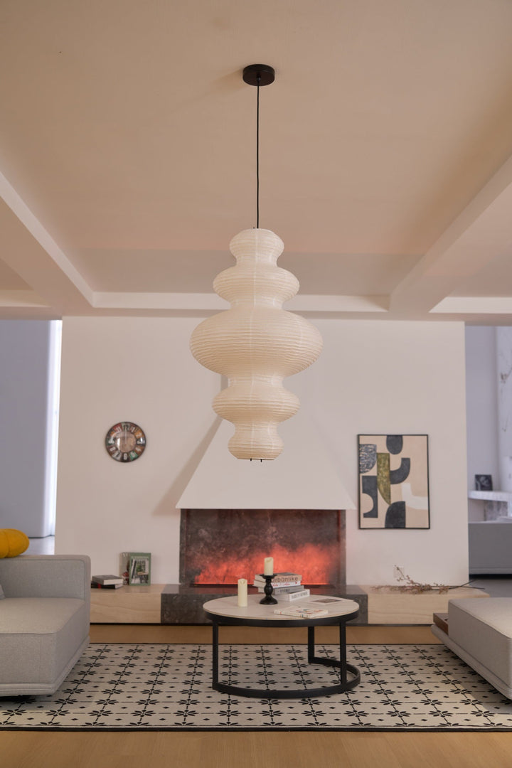 Kozo Papper Metall Pendellampa