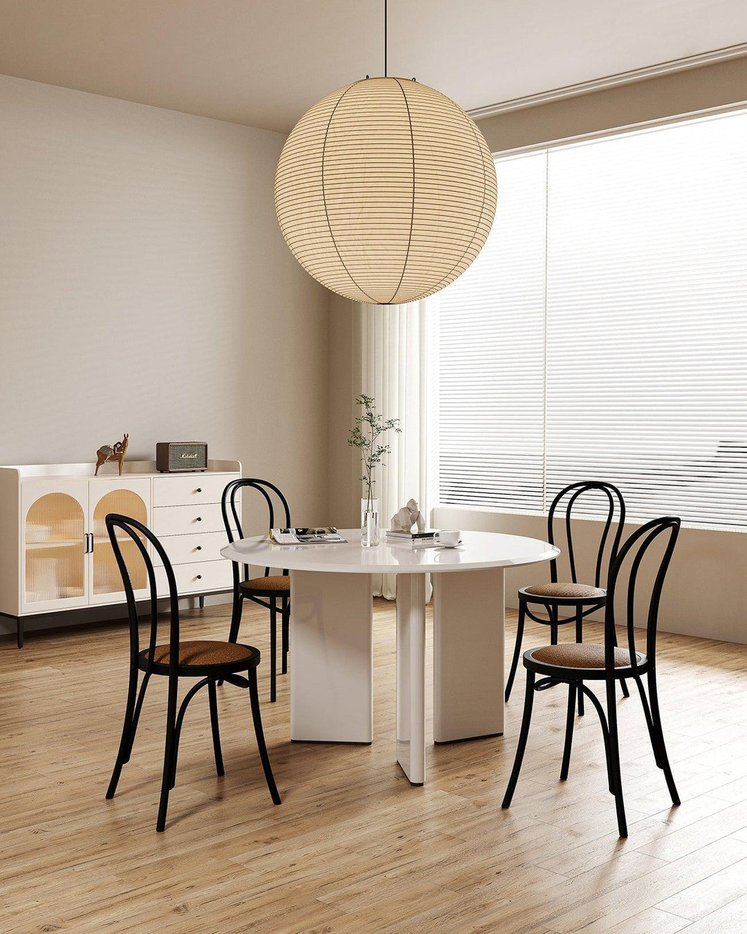 Washi Papper Rund Serie Pendellampa