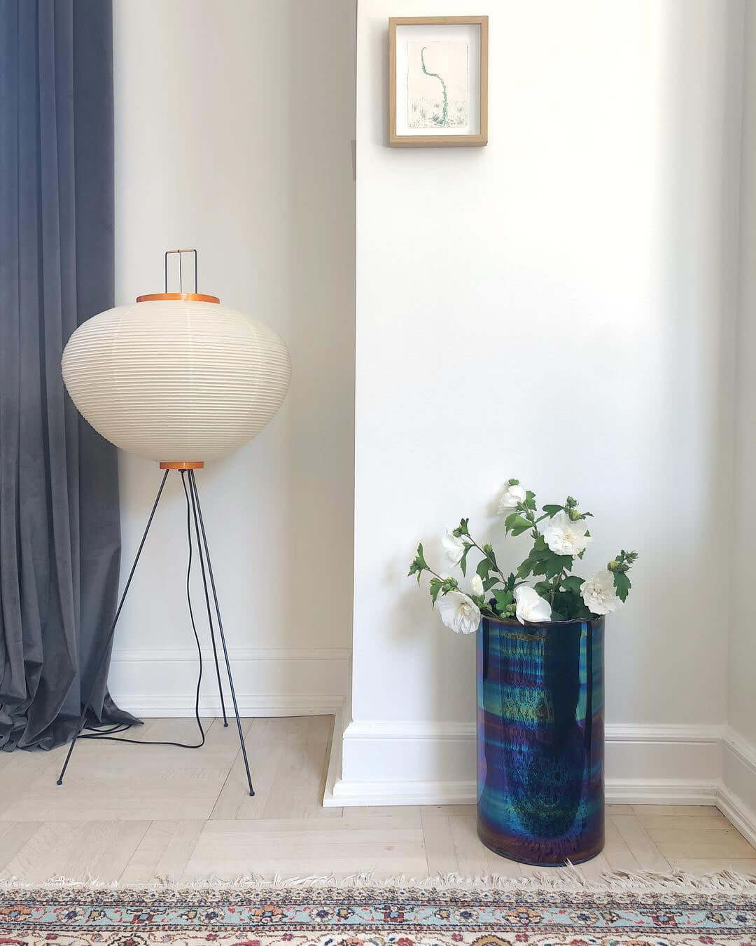 Rispapper Golvlampa