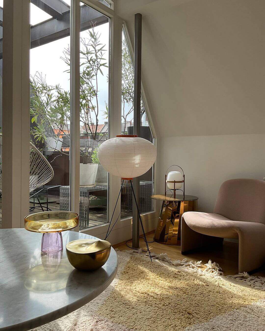 Rispapper Golvlampa