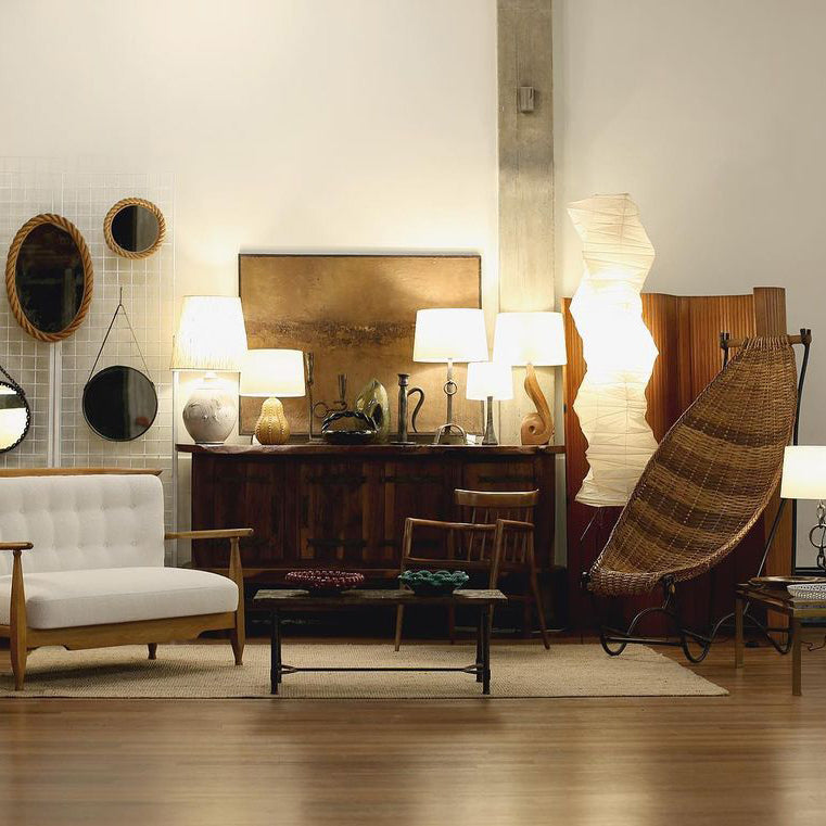 Rispapper Golvlampa