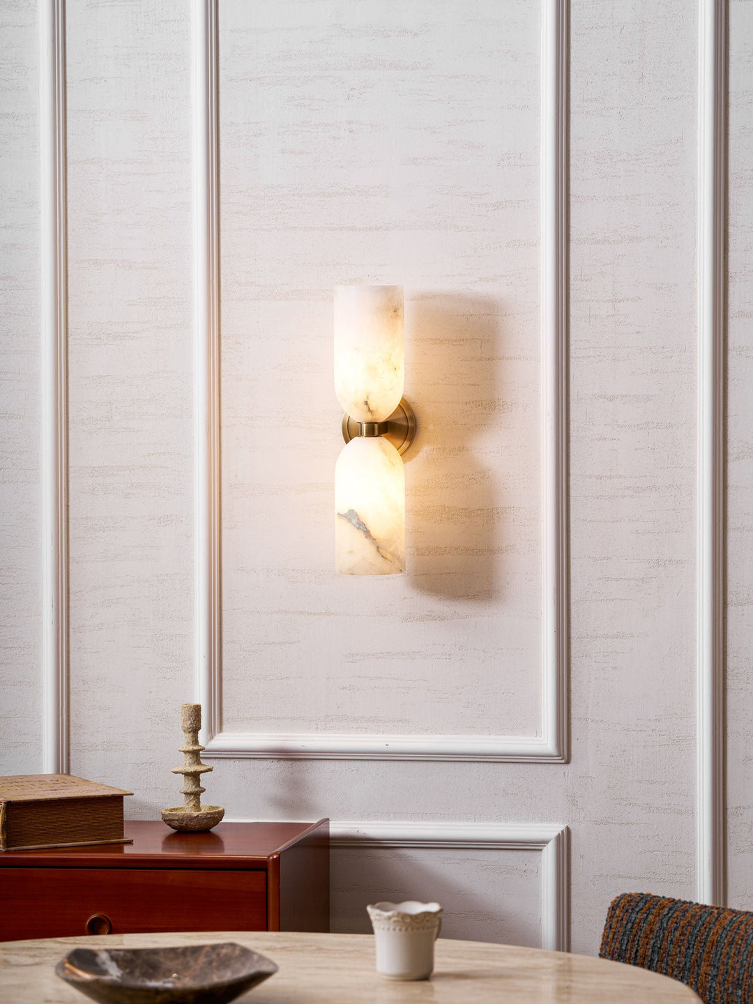 Alabaster Nexus Vägglampa