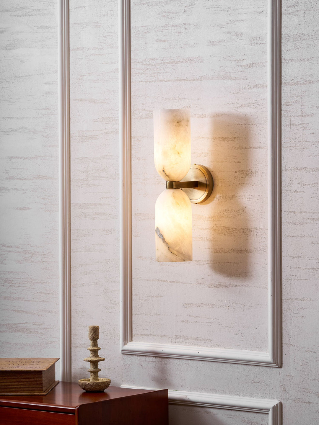 Alabaster Nexus Vägglampa