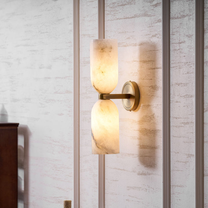 Alabaster Nexus Vägglampa
