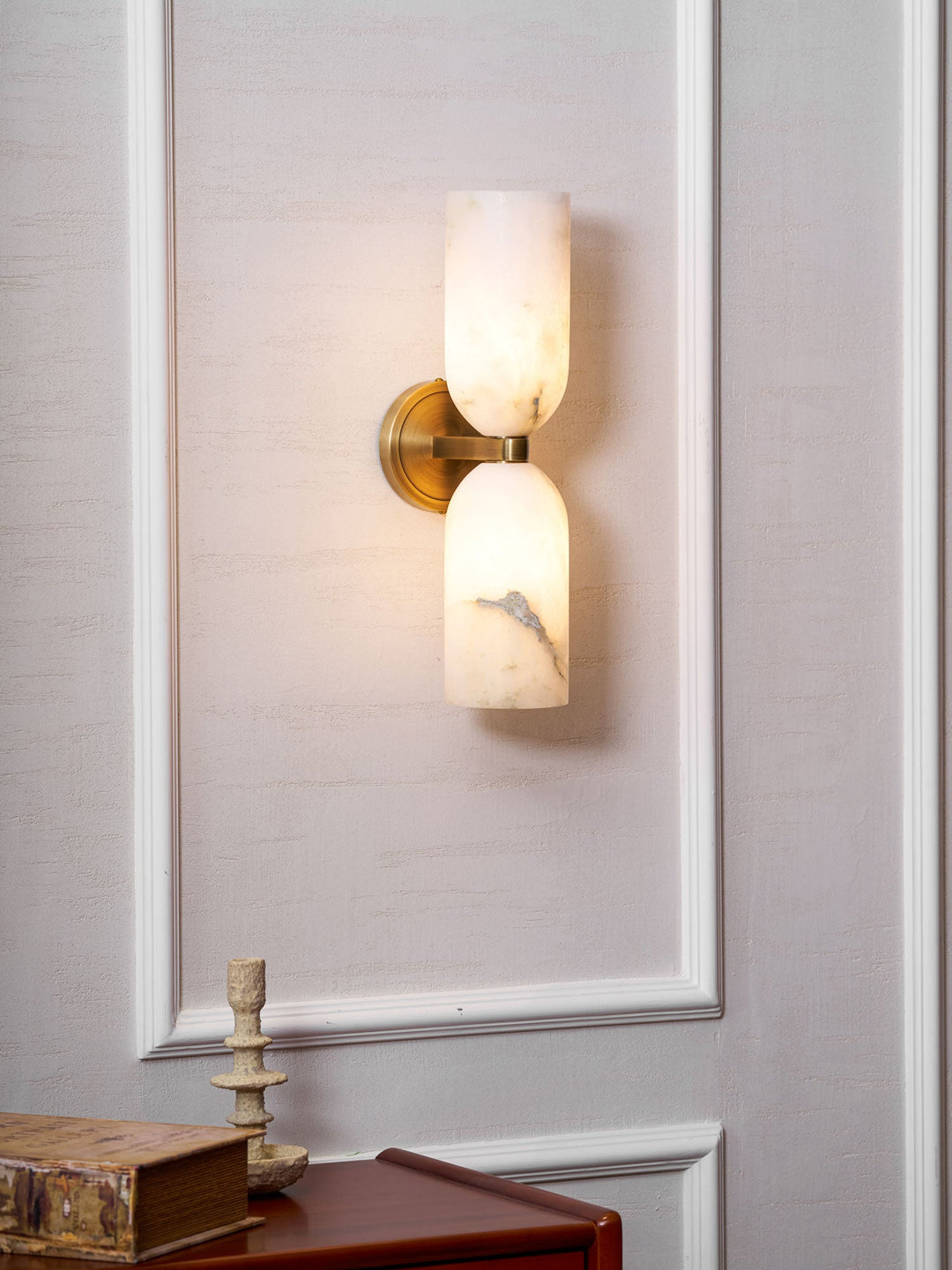 Alabaster Nexus Vägglampa