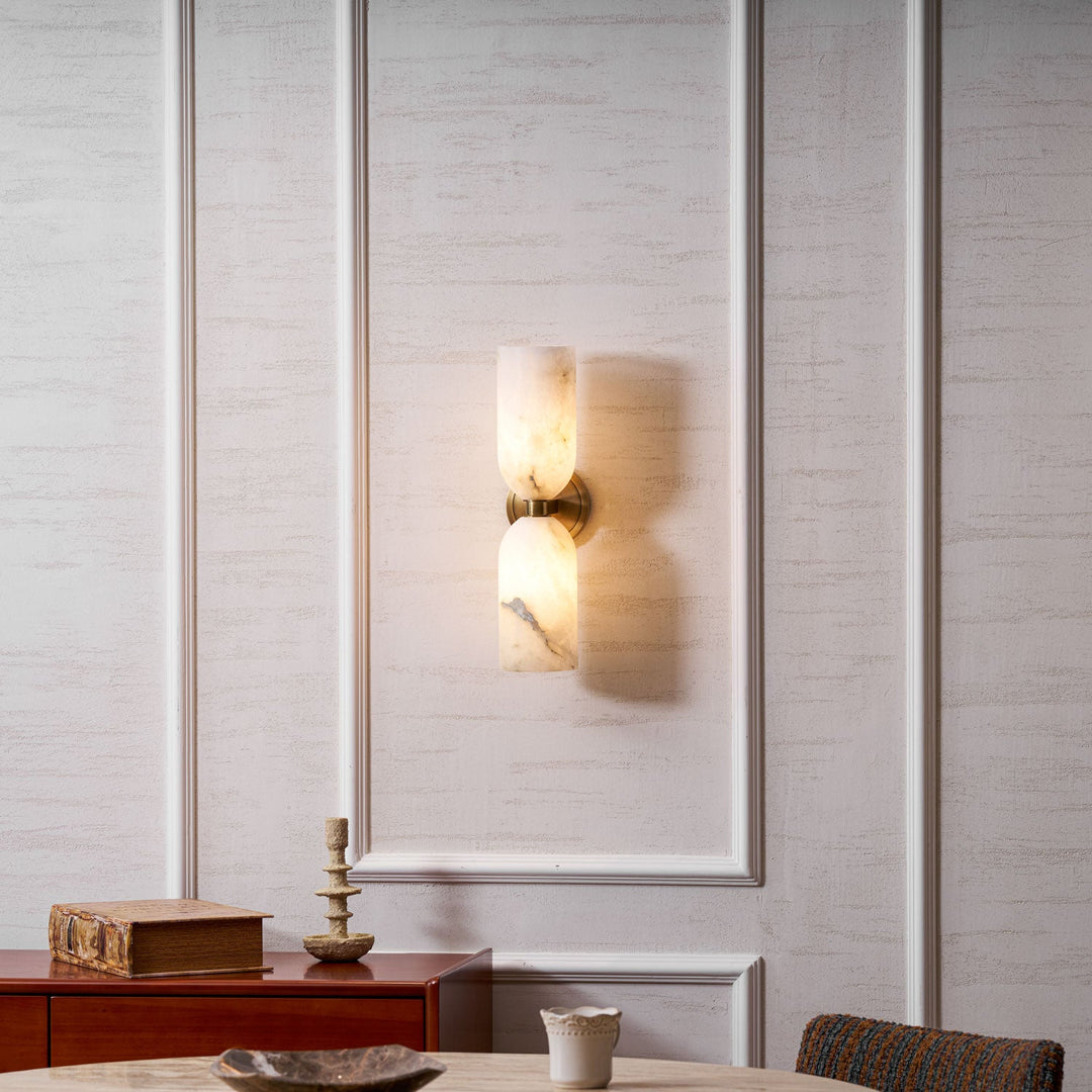 Alabaster Nexus Vägglampa