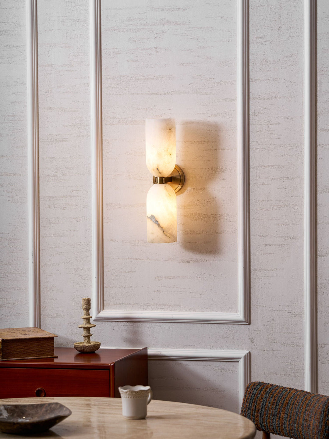 Alabaster Nexus Vägglampa