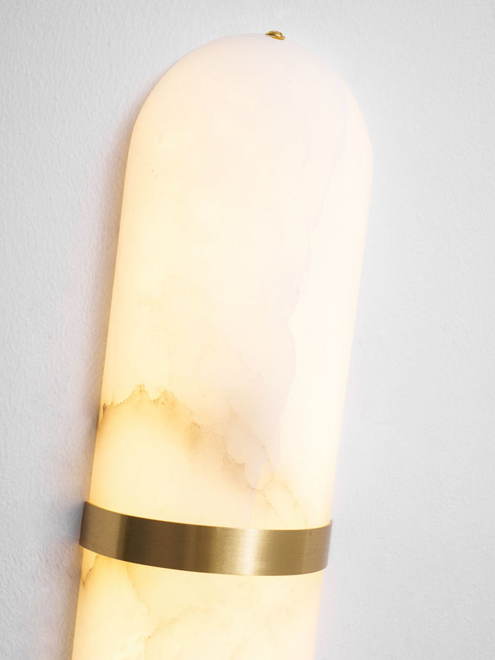 Alabaster Pill Vägglampa