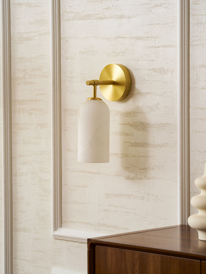 Pillar Alabaster Vägglampa