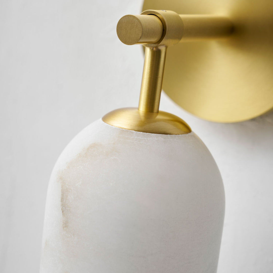 Pillar Alabaster Vägglampa