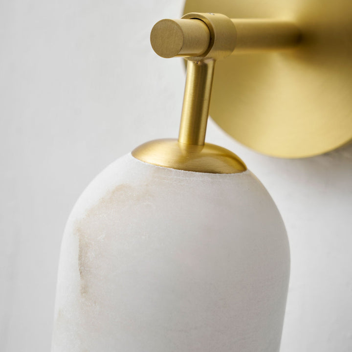 Pillar Alabaster Vägglampa