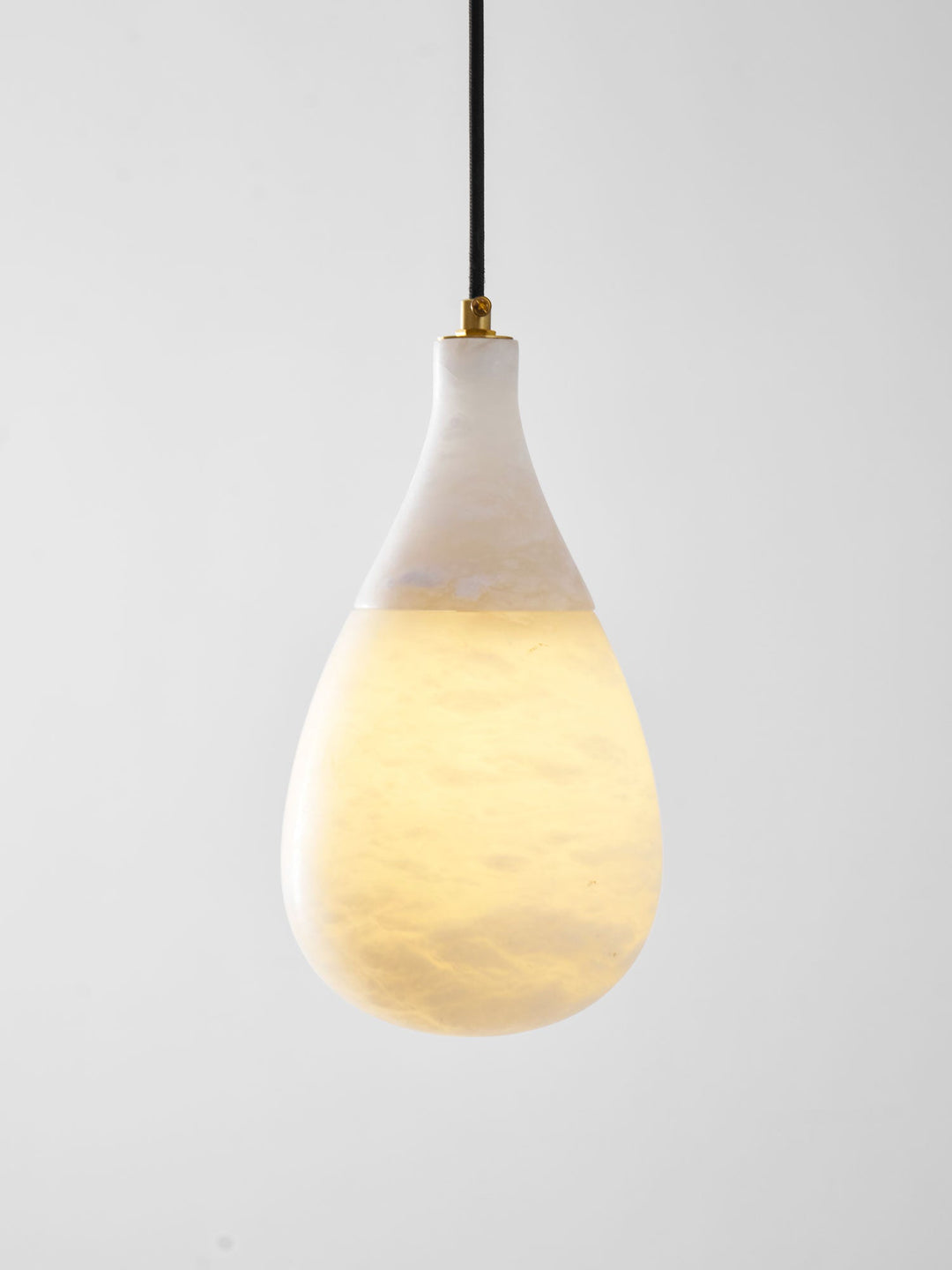Alabaster Droppformad Pendellampa
