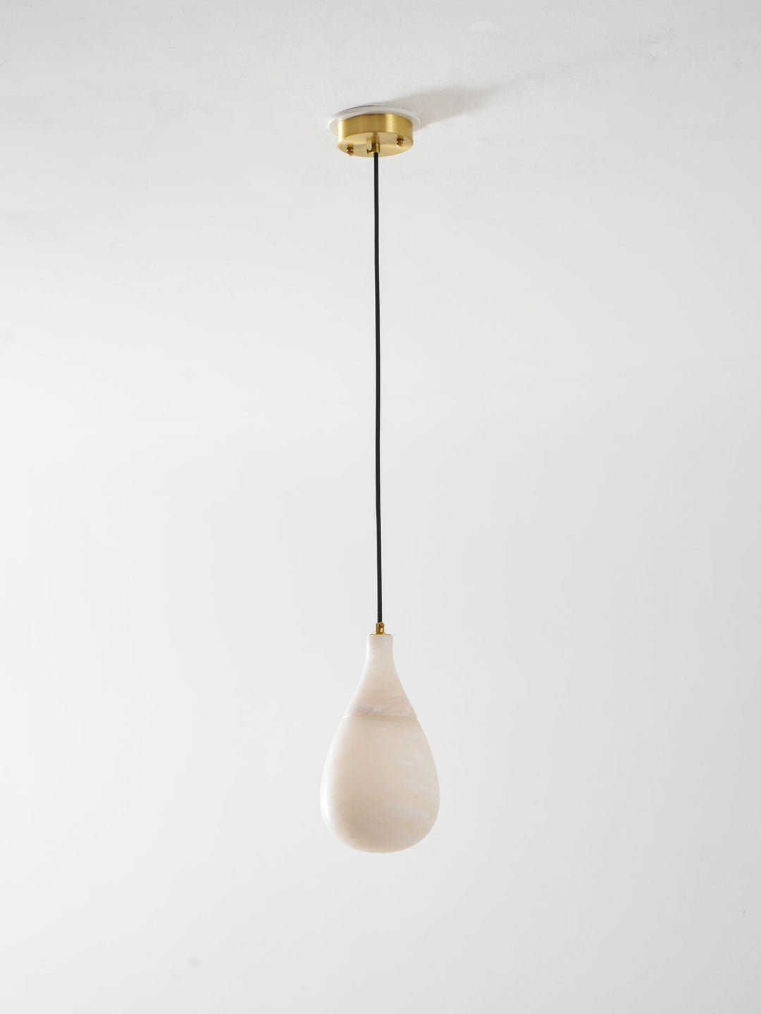 Alabaster Droppformad Pendellampa