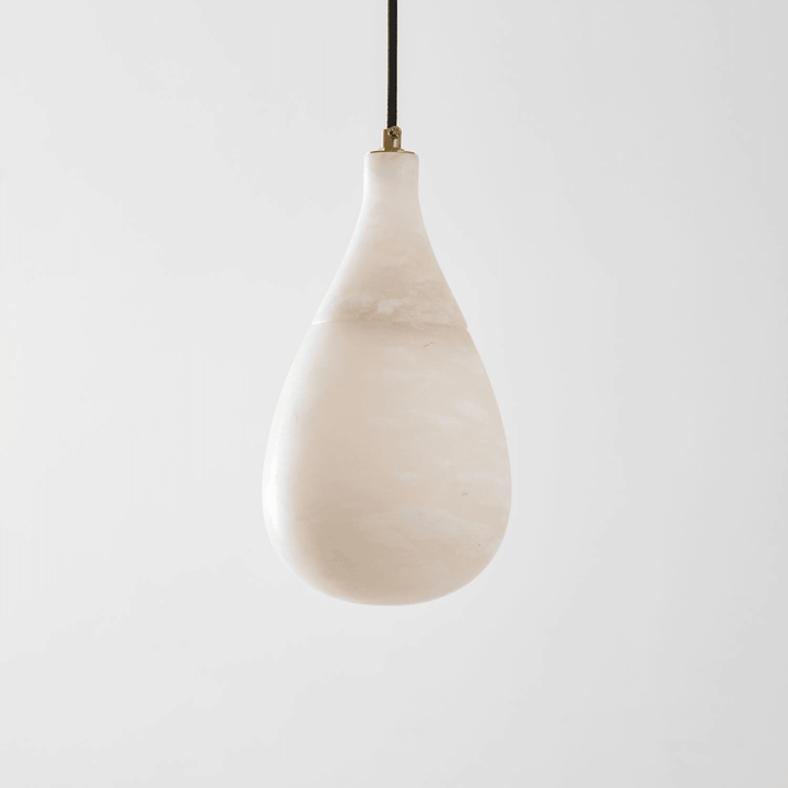 Alabaster Droppformad Pendellampa