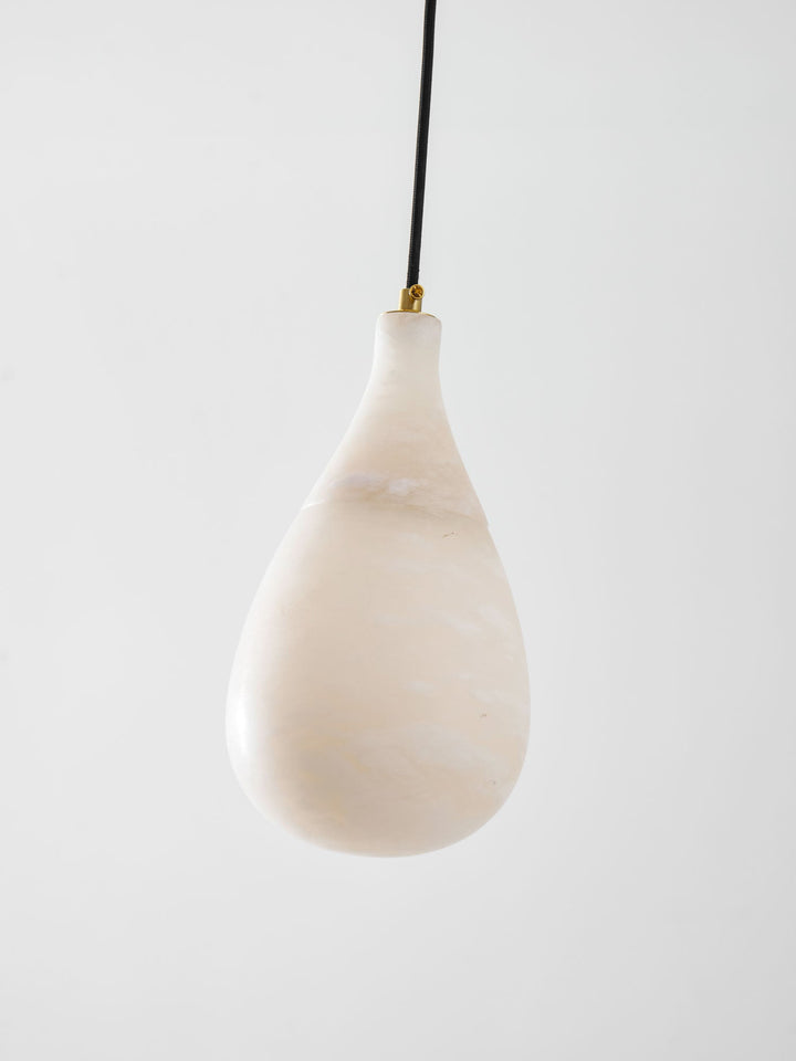 Alabaster Droppformad Pendellampa